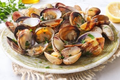 Almejas a la plancha