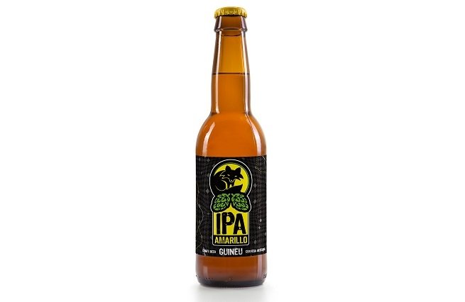 Botella de Guineu IPA Amarillo