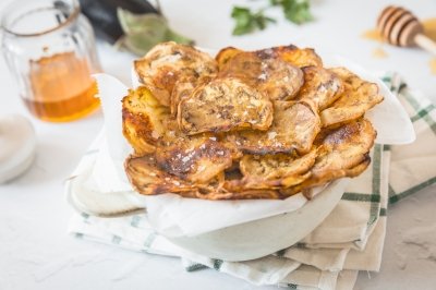 Chips de berenjena al horno