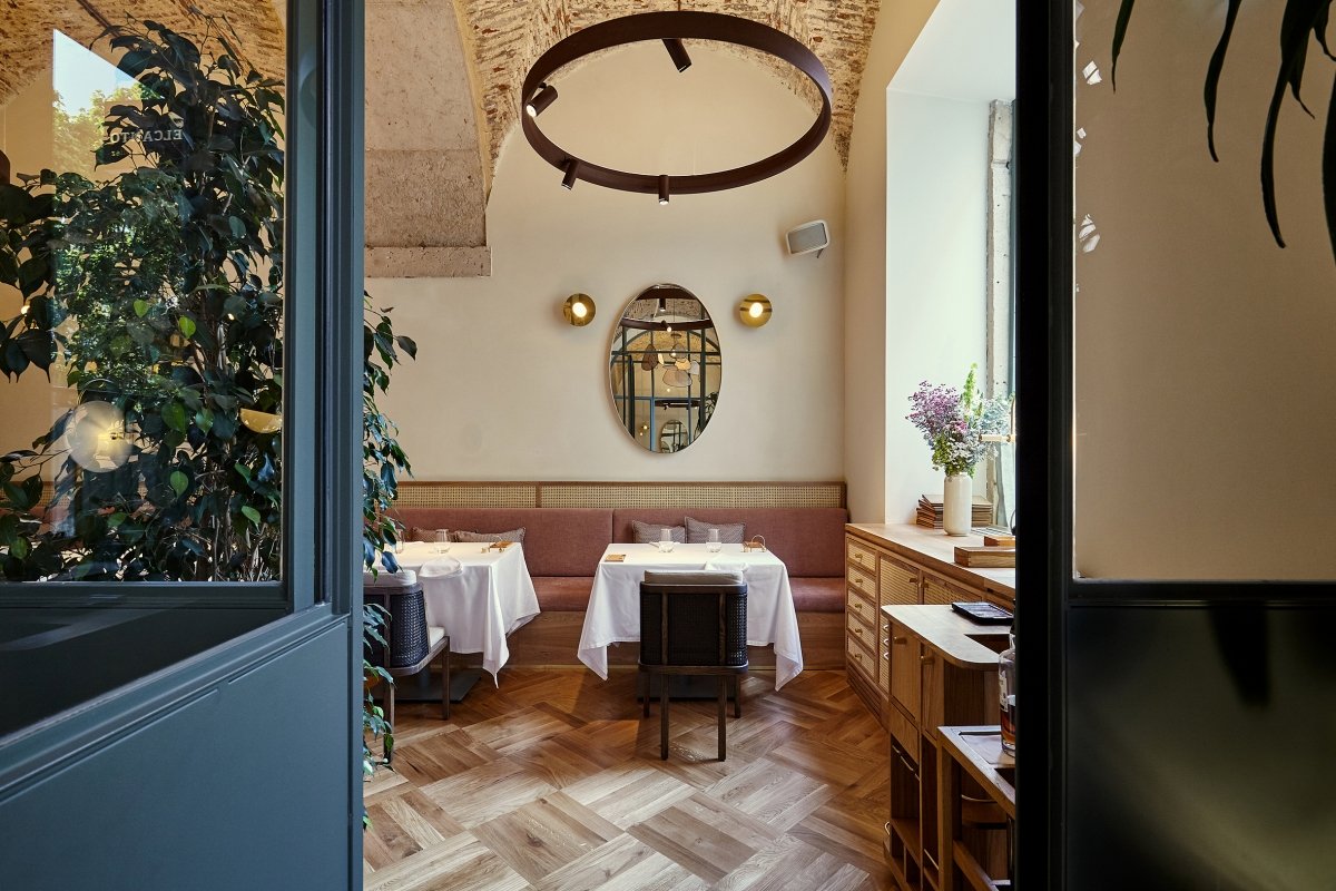 Espacio del restaurante Belcanto de José Avillez en Portugal