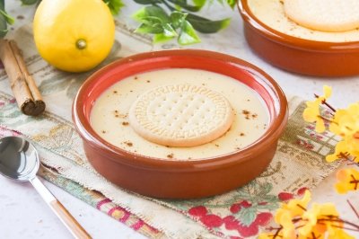 Natillas en microondas