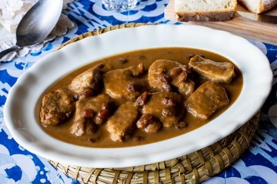 Solomillo de cerdo al Pedro Ximénez